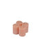 Aromatisches Kerze L-c Rustique Rosa 4x5cm 4Stücke