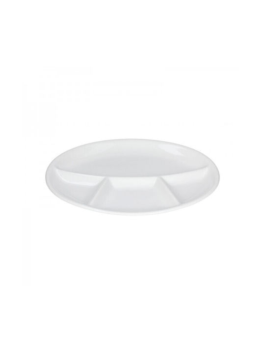 Tognana Platou de Servire Oval din Porțelan Albă 28x24buc 6buc
