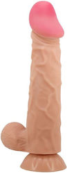 Pretty Love Sliding Skin Series Realistic Dildo Sliding Skin Suction Cup 24 Cm