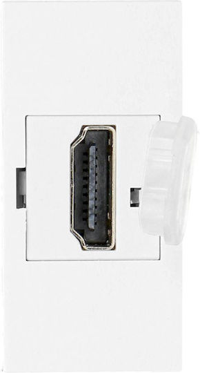 Orno Priză HDMI în culoarea Alb OR-GM-9010/W/HDMI