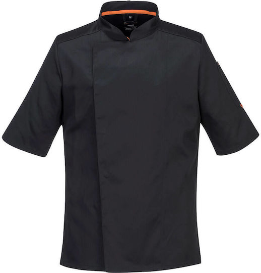 Portwest Mantel Koch Gray mit Kurzärmelig