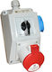 Spamel Socket Panel Push Button Socket Switch 400V 32A