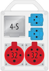 PAWBOL Panel Switches Type Rail Socket 32A
