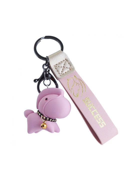 Pink Horse Keychain