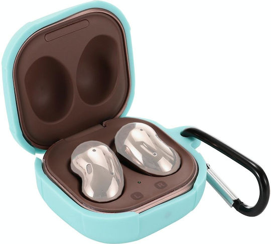 Anti-cădere siliconic pentru căști de protecție pentru căști cu cască de protecție pentru căști Samsung Galaxy Buds Live Buds2 Buds Pro Buds2 Pro Mint Green