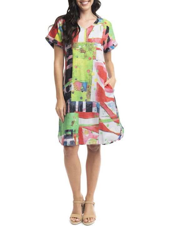 Orientique Midi Dress Multicolour