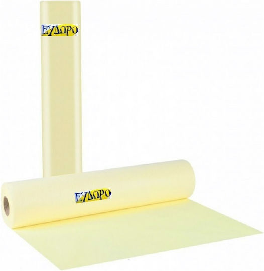 Eydoro Εξεταστικό Ρολό Papier Plastifiziert 58cm x 50m. Gelb 1Stück