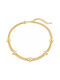 Swarovski Chain Neck Gold-plated Length 52cm