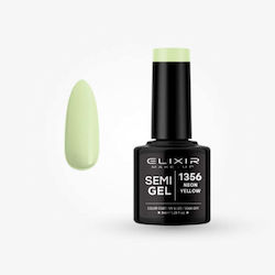 Полугел полуперманентен лак Elixir 1356 Neon Yellow 8ml