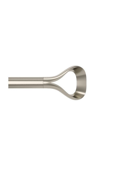 Umbra Extendable Metallic Curtain Pole Loop Single Φ25mm 305-305cm Metallic