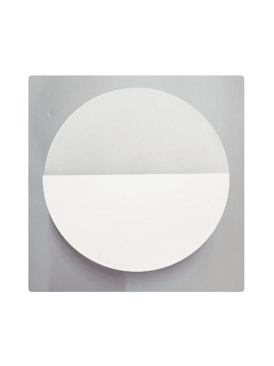 ForHome Modern Leuchte Wand mit Integrierter LED Weiß 20cm