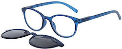 Apel Visual Care 3014 Blue Γυαλιά Πρεσβυωπίας Μπλε Μαγνητικό Clip On Ηλίου & Θήκη +1.50 1 Τεμάχιο Apel Visual Care 3014 Blue Γυαλιά Πρεσβυωπίας Μπλε Μαγνητικό Clip On Ηλίου & Θήκη +1.50 1 Τεμάχιο