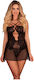 Livco Corsetti Fashion Baririn Lc 90633 Cămașă + chiloți Negru