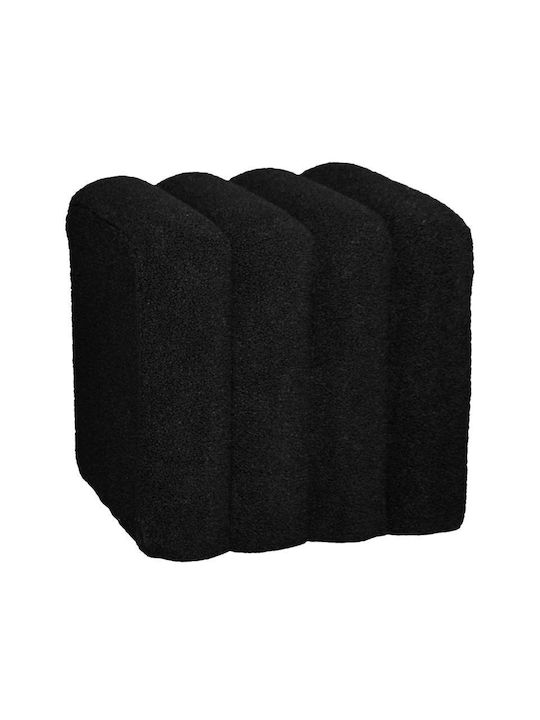 Stools For Living Room Upholstered with Fabric Togo Black 1pcs