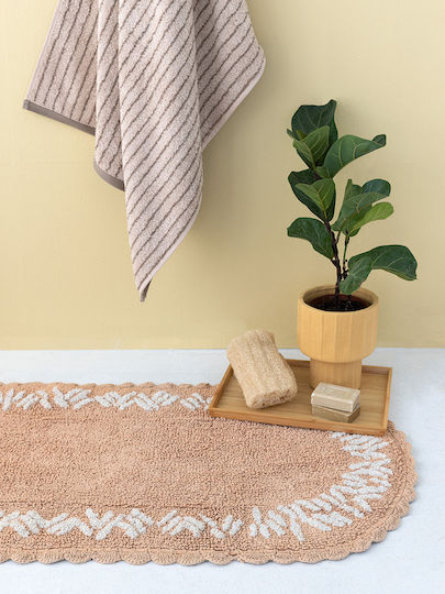 Palamaiki Bath Mat Cotton Caramel 50x100cm