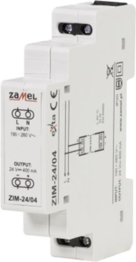 Zamel DIN Rail Power Supply 0.4A/12V