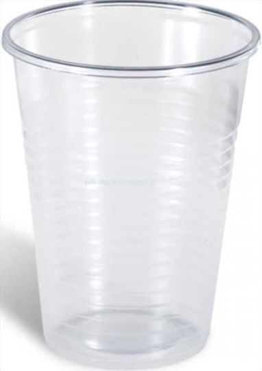 Intertan Disposable Cup Plastic Transparent 250ml 50pcs