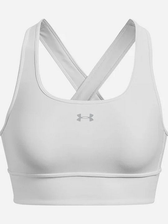 Under Armour Γυναικείο Μπουστάκι Λευκό με Επένδυση