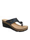 Anatomic Women's Leather Platform Shoes Black