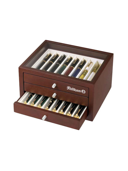 Pelikan Аксесоар За Бюро От Дърво 20x25x13.5см В Кафяв Цвят Pelikan Аксесоар За Бюро От Дърво 20x25x13.5см В Кафяв Цвят