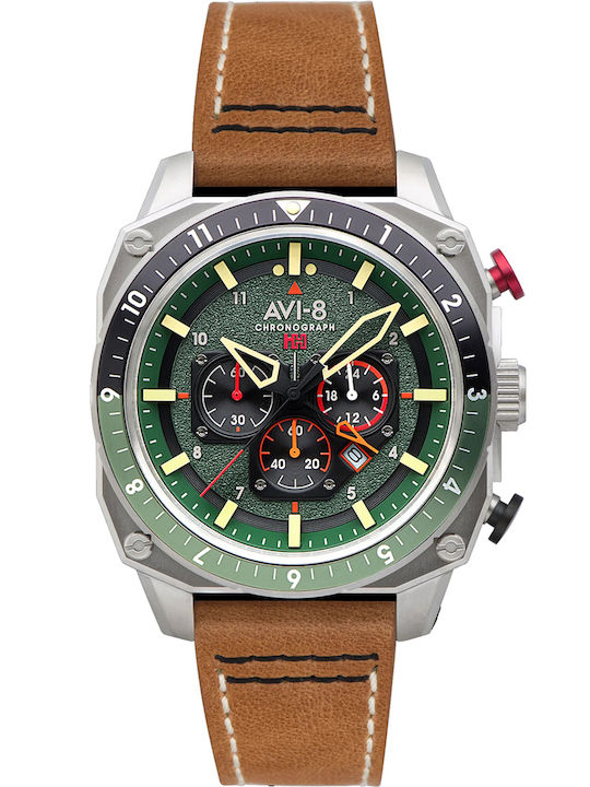 AVI-8 Hawker Hunter Ανδρικό Ρολόι 43mm Χρονογρά...