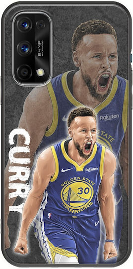 Nba Stars - Stephen Curry Back Cover Silicone Multicolour (Realme 7 5G)
