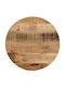vidaXL Round Table Surface made of Solid Wood in Brown Color 40x40x1.5cm 370000 1pcs