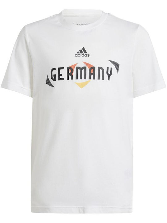 Adidas Παιδικό T-shirt Λευκό Germany