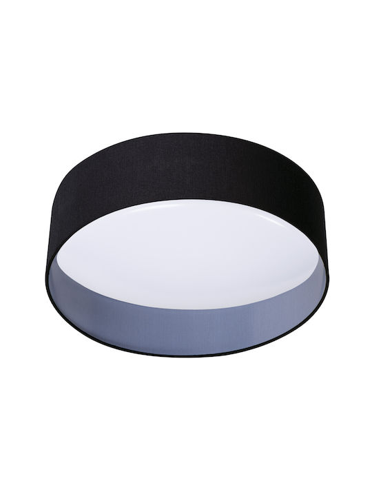 Kanlux Deckenleuchte 17.5cm Schwarz mit Integri...