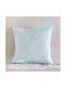 Rythmos Decorative Pillow Case Canda From 100% Cotton Light Blue 40x40cm