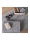 Nef-Nef Homeware Non-Slip Bath Mat Cotton Aegean 035274 Anthracite-902 70x120cm