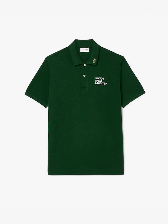 Lacoste Herren Shirt Kurzarm Polo Grün