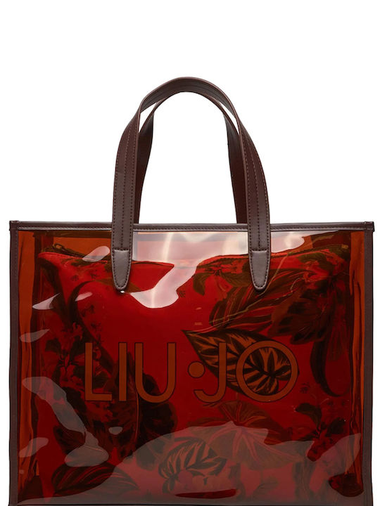 Liu Jo Damen Tasche Shopper Schulter Orange