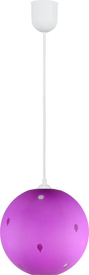 ArkoLight Pendant Light Purple with Socket E27 30cm