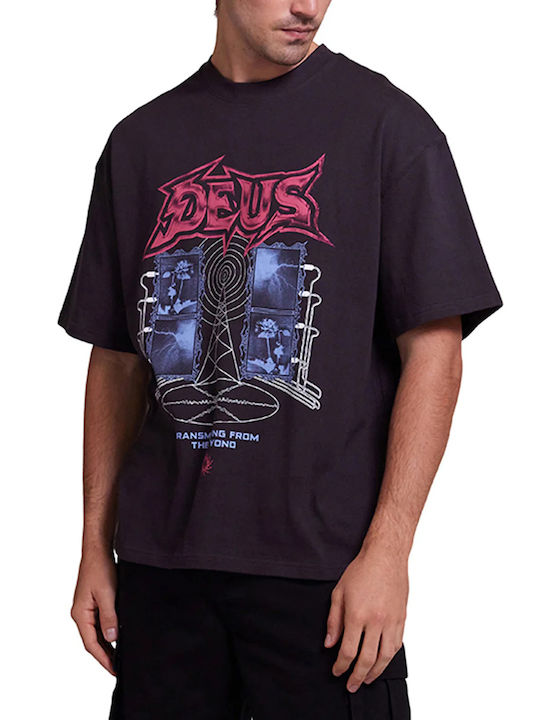 Deus Ex Machina Tricou pentru bărbați cu mâneci scurte Antracit