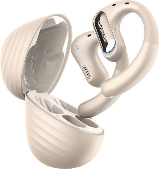 OneOdio OpenRock Prο In-ear Bluetooth Handsfree Căști cu Rezistență la Transpirație și Carcasă de Încărcare Bej