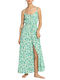 Billabong Light Maxi Φόρεμα με Σκίσιμο Sweet Mint