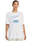 Nike Damen Sportlich T-shirt White