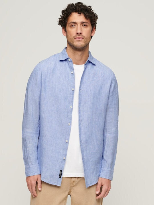 Superdry D3 Stud Studios Casual Μακρυμάνικo Λιν...