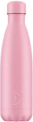 Chilly's Original Μπουκάλι Θερμός Ανοξείδωτο BPA Free Pastel Pink 500ml