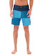 Herren Badebekleidung Shorts Petrol mit Mustern