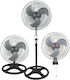 DCG Vielseitiger Ventilator 65W Lüfterdurchmesser 45.72cm Graues