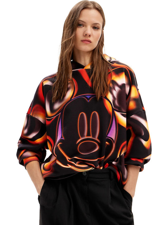 Mickey Mouse Γυναικεία Ζακέτα Φούτερ 2000/black