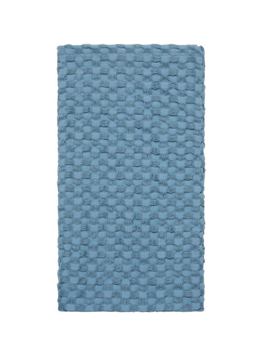 Kentia Waffle Lavare Handtuch aus 100% Baumwolle in Blau Farbe 40x60cm 000074514 1Stück