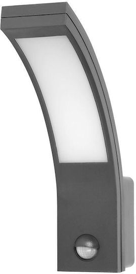 Adviti Επιτοίχιο Εξωτερικό Φωτιστικό LED IP54 10W με Φυσικό Λευκό Φως