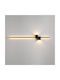 ForHome Modern Wandleuchte Schwarz 80cm