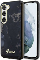 Guess Marble Collection Задна корица Силикон Устойчив Златен (Galaxy S23+)