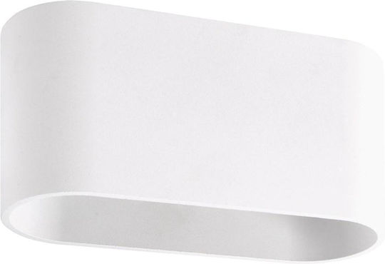 Ideus Leuchte Wand mit Fassung G9 Weiß 8cm