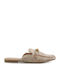 Flat Mules σε Μπεζ Χρώμα