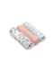 Sensillo Muslin Swaddle Wraps Pink Pink 70x80cm. 3pcs